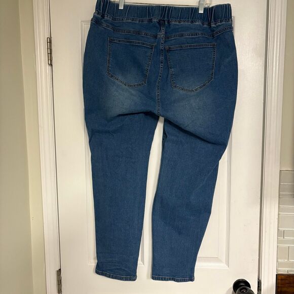Bloomchic Pull On Drawstring Waist Jeans Size 20 - Picture 2 of 7
